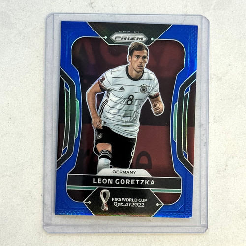Leon Goretzka 2022 Panini Prizm World Cup Blue Prizm /299