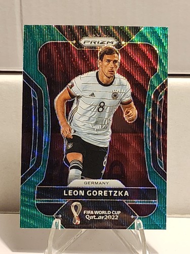 Leon Goretzka 2022 Panini Prizm World Cup Green Wave Prizm