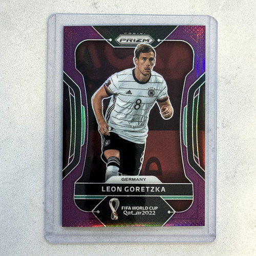 Leon Goretzka 2022 Panini Prizm World Cup Purple Prizm /199