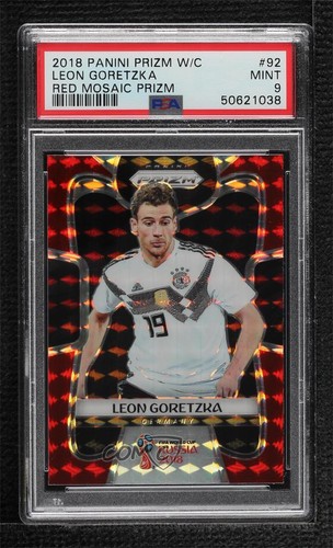 Leon Goretzka 2018 Panini Prizm World Cup Red Mosaic Prizm