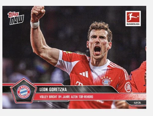Leon Goretzka 2025 Topps NOW