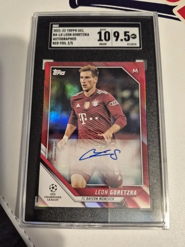 Leon Goretzka 2021 Topps UCL Red Foil /5