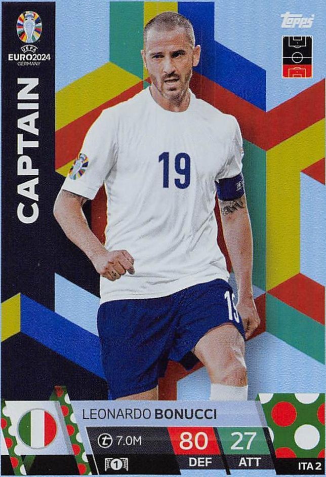 Leonardo Bonucci 2024 Topps Match Attax UEFA EURO
