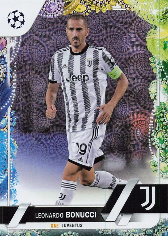 Leonardo Bonucci 2022 Topps UEFA Club Competitions Carnaval Edition
