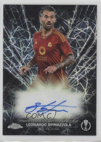 Leonardo Spinazzola 2023 Topps Chrome Black Lazer