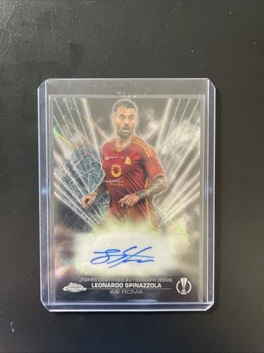 Leonardo Spinazzola 2024 Topps Chrome Black Lazer