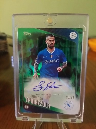 Leonardo Spinazzola 2026 Topps Flagship UEFA Green /99