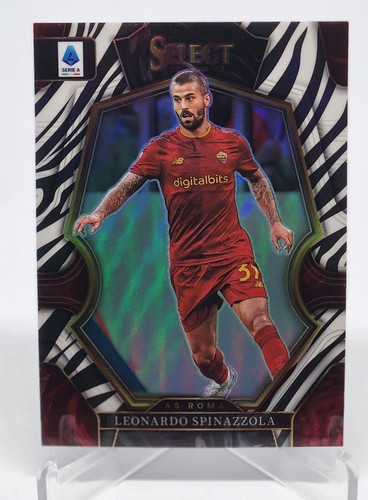 Leonardo Spinazzola 2022 Panini Select Zebra Prizm /20