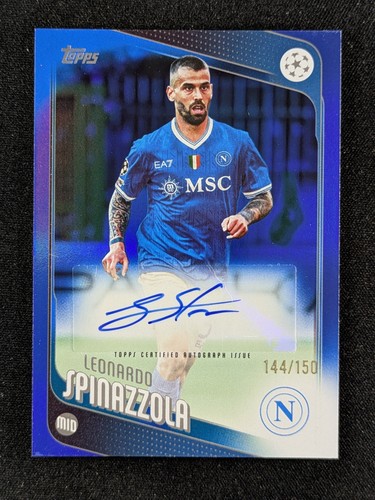 Leonardo Spinazzola 2025 Topps UEFA Blue Foil /150
