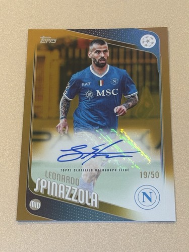 Leonardo Spinazzola 2025 Topps UEFA Oro /50
