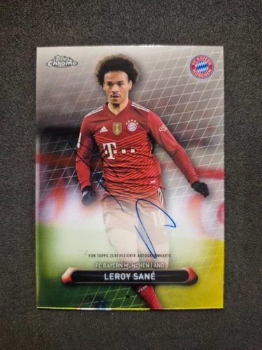 Leroy Sané 2021 Topps Chrome Silver /75