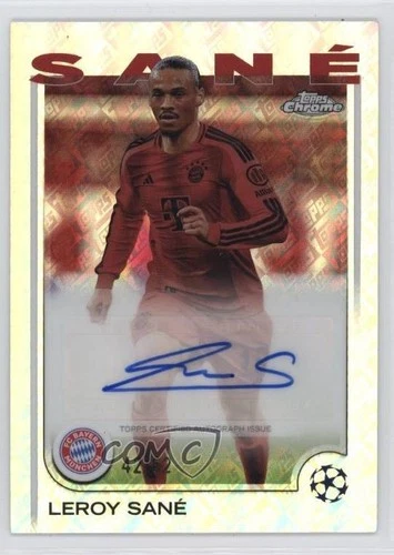 Leroy Sané 2024 Topps Chrome UEFA Club Competitions 42/52