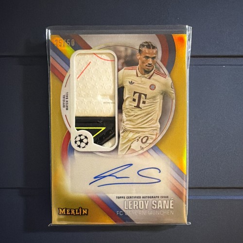 Leroy Sané 2024 Topps Merlin Chrome Gold /50