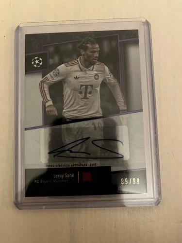 Leroy Sané 2024 Topps Museum Amatista /99