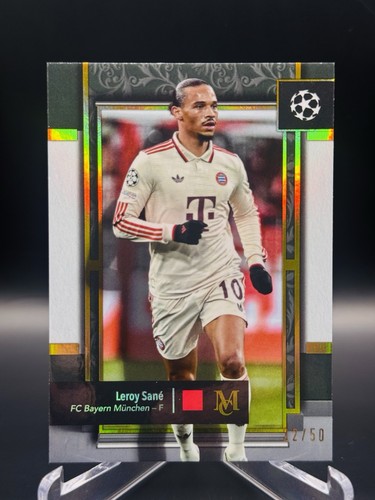 Leroy Sané 2024 Topps Museum Gold /50