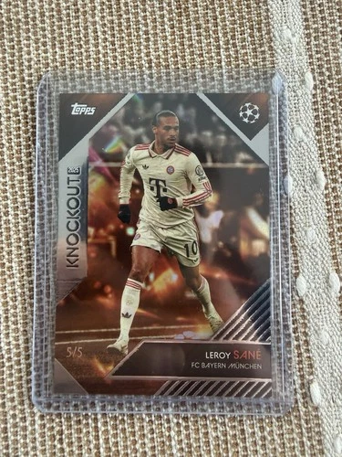 Leroy Sané 2024 Topps UCC Knockout /5