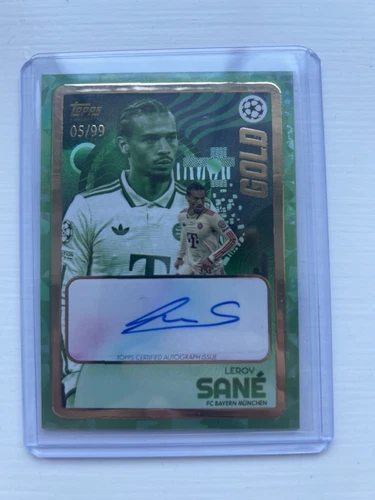 Leroy Sané 2024 Topps UEFA Champions League Gold /99