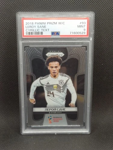 Leroy Sané 2018 Panini World Cup Prizm Cyrillic Text