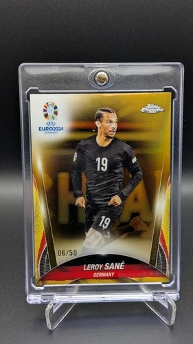 Leroy Sane 2024 Topps Chrome Gold /50