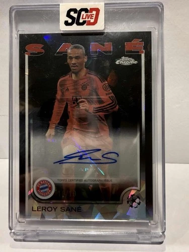 Leroy Sane 2024 Topps Chrome Sapphire /10