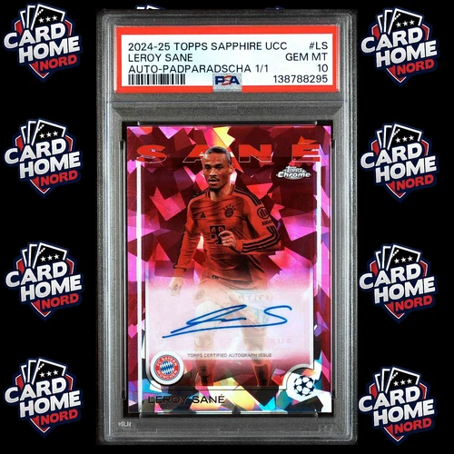 Leroy Sane 2024 Topps Chrome Sapphire 1/1