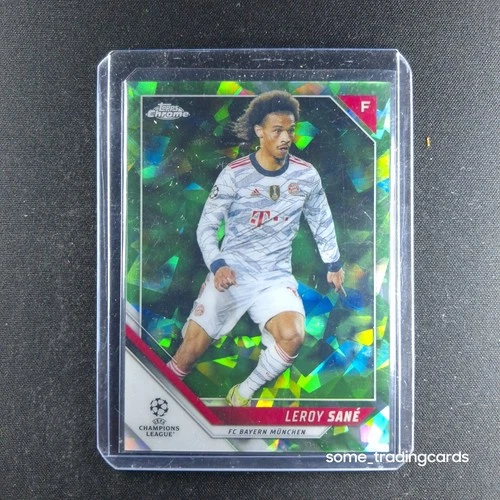 Leroy Sane 2021 Topps Chrome Sapphire /75