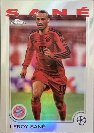 Leroy Sane 2024 Topps Chrome Silver Refractor #141