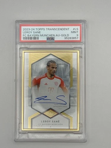 Leroy Sane 2023 Topps FC Bayern Transcendent /15