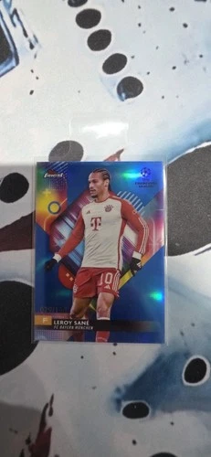 Leroy Sane 2024 Topps Finest Blue Gamma /150