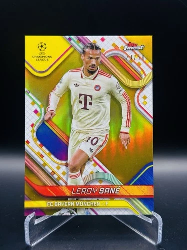 Leroy Sane 2024 Topps Finest Gold /50