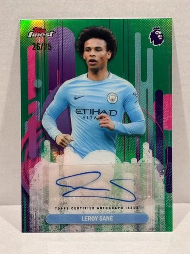Leroy Sane 2025 Topps Finest Green /75