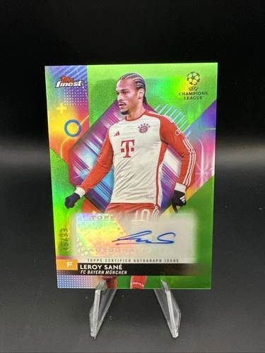 Leroy Sane 2024 Topps Finest Green /99