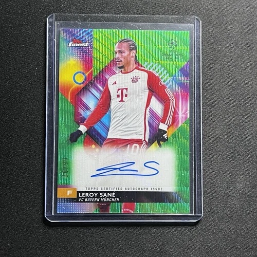 Leroy Sane 2024 Topps Finest Green Wave /99