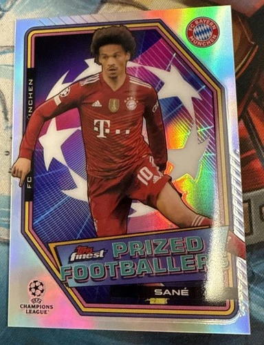 Leroy Sane 2022 Topps Finest Refractor