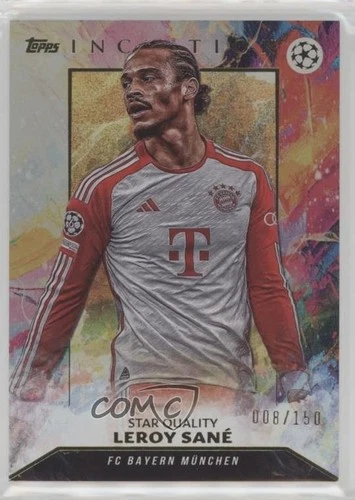 Leroy Sane 2023 Panini Inception UEFA Club Competitions Rainbow /150