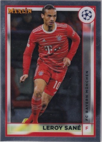 Leroy Sane 2022 Topps Merlin Chrome 54