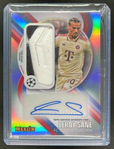 Leroy Sane 2024 Topps Merlin Chrome Chrome #MBS-LS