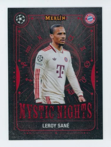 Leroy Sane 2024 Topps Merlin Chrome Red /5