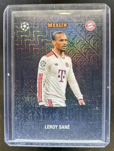 Leroy Sane 2024 Topps Merlin Chrome UCC Black Refractor /10