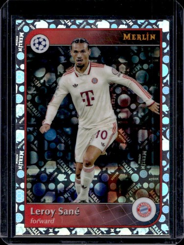 Leroy Sane 2024 Topps Merlin Chrome UEFA Vintage Refractor #13