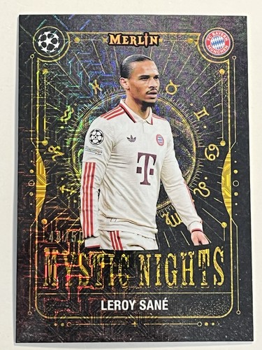 Leroy Sane 2024 Topps Merlin UEFA Gold /50