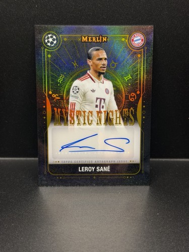 Leroy Sane 2024 Topps Merlin UEFA Gold Refractor /50