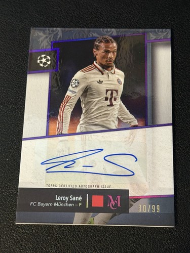 Leroy Sane 2024 Topps Museum Amethyst /99
