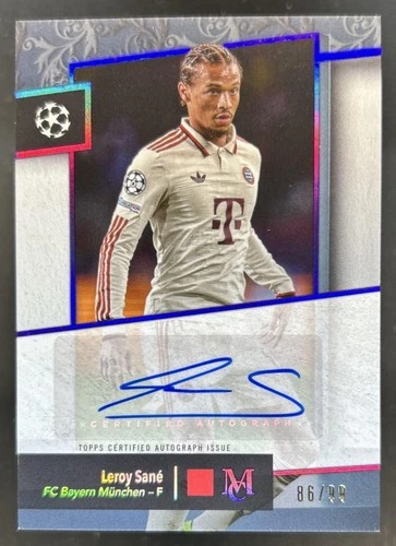 Leroy Sane 2024 Topps Museum Amethyst /99