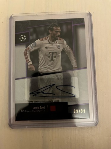 Leroy Sane 2024 Topps Museum Ametista /99