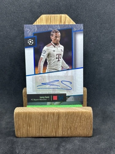 Leroy Sane 2024 Topps Museum Blue /75