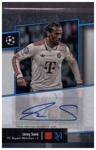 Leroy Sane 2024 Topps Museum Collection Base /75