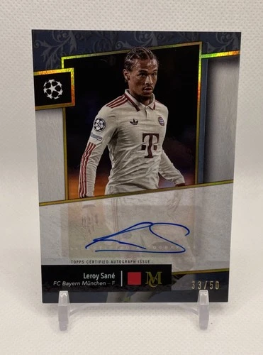 Leroy Sane 2025 Topps Museum Collection Gold /50