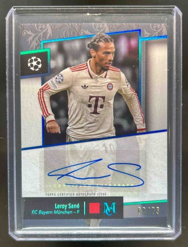 Leroy Sane 2024 Panini Museum Sapphire /75