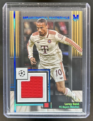 Leroy Sane 2024 Panini Museum UEFA Sapphire /75